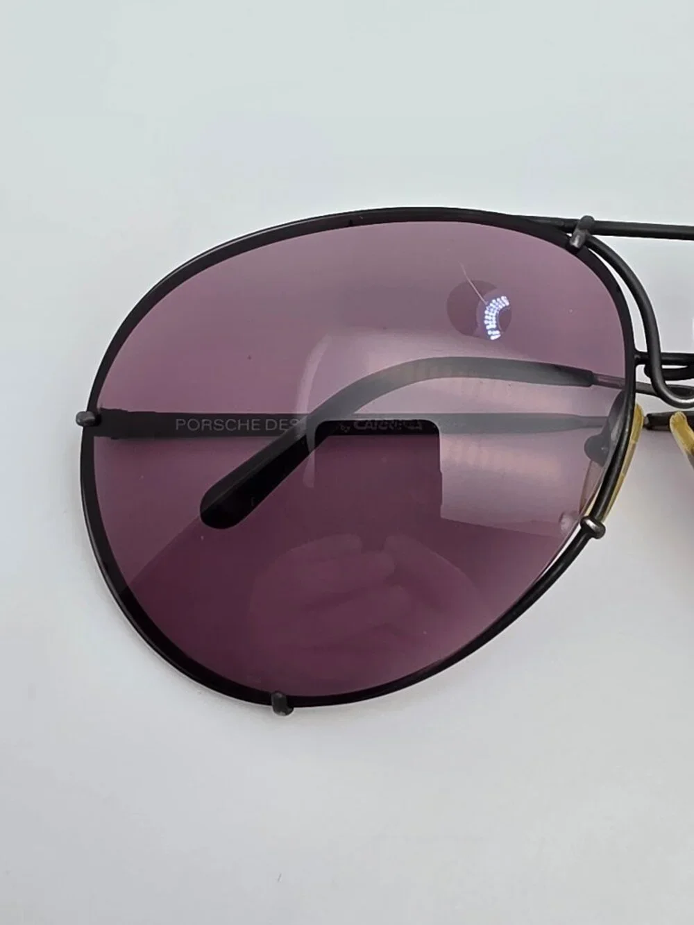 Porsche Design Carrera 5621 96 Black Frame Grey Lens Aviator Sunglasses Austria